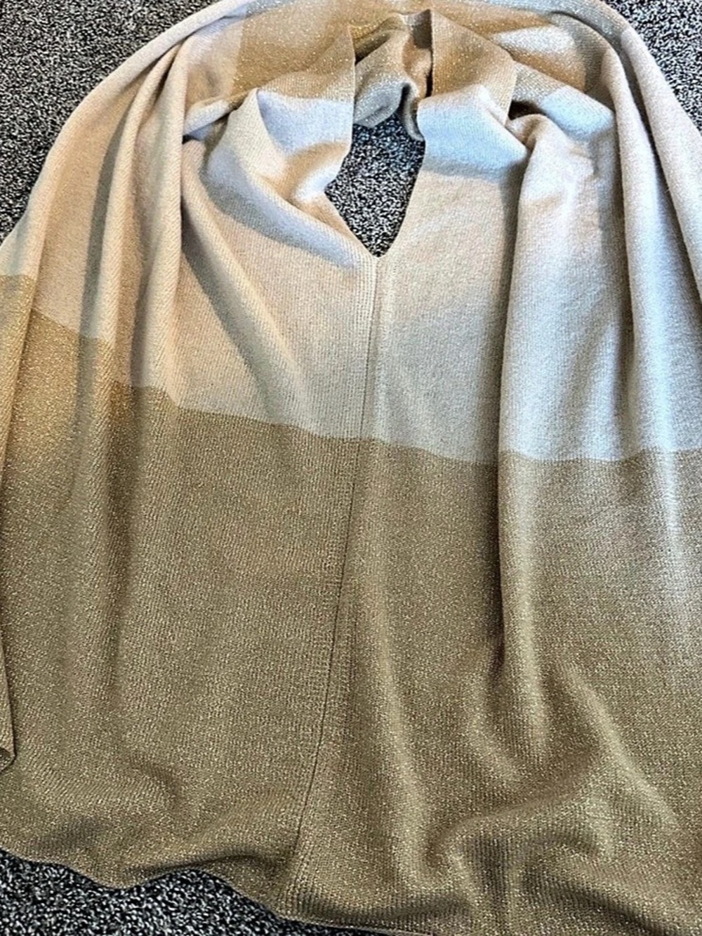 ALASHAN  100% CASHMERE DRESS TOPPER PONCHO